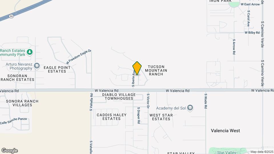 6406 S Harvest Dr Map and Location Details