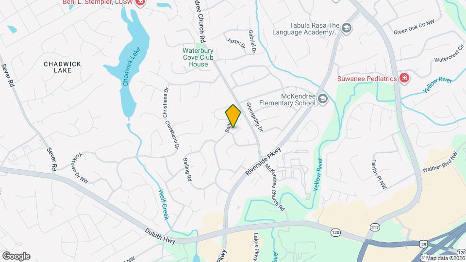 1021 Orchard Mill Ln Map and Location Details