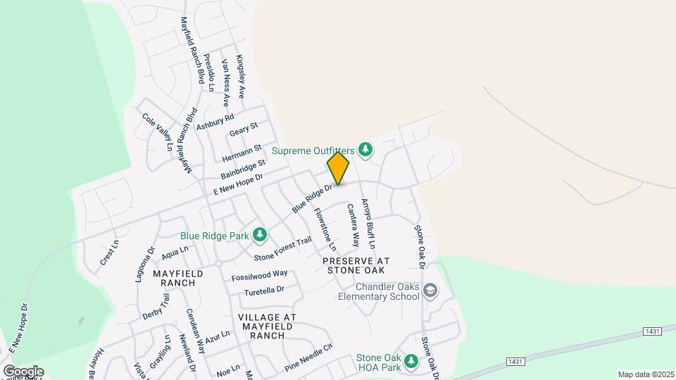 3309 Blue Ridge Dr Map and Location Details