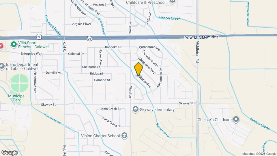 19701 Cumberland Way Map and Location Details