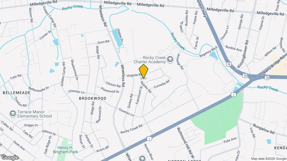 2406 Sparks Rd Map and Location Details