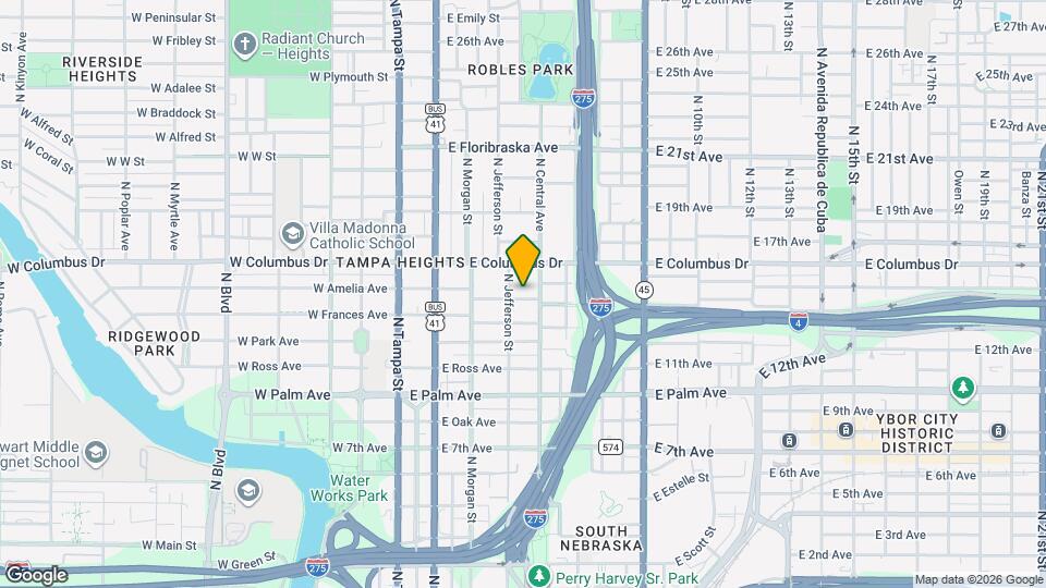 408 E Amelia Ave Mapa y Detalles de la Ubicación