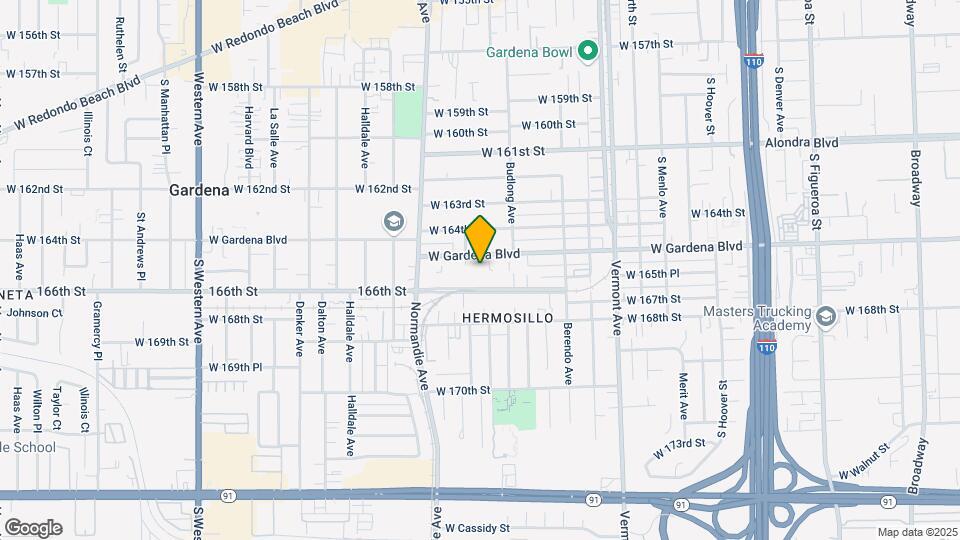 1244 W. Gardena Map and Location Details