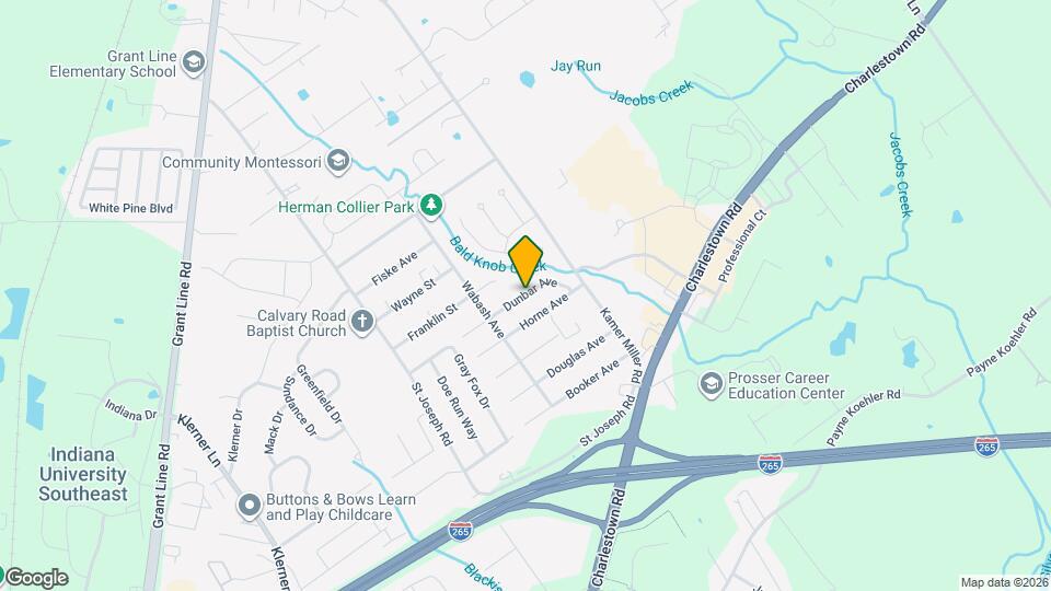 3920 Dunbar Ave Map and Location Details