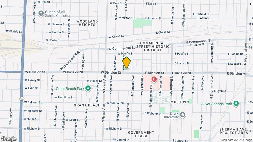 423 W Division St Map and Location Details