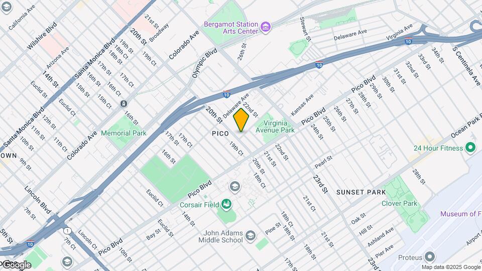 1959 20th St, Unit C Mapa y Detalles de la Ubicación