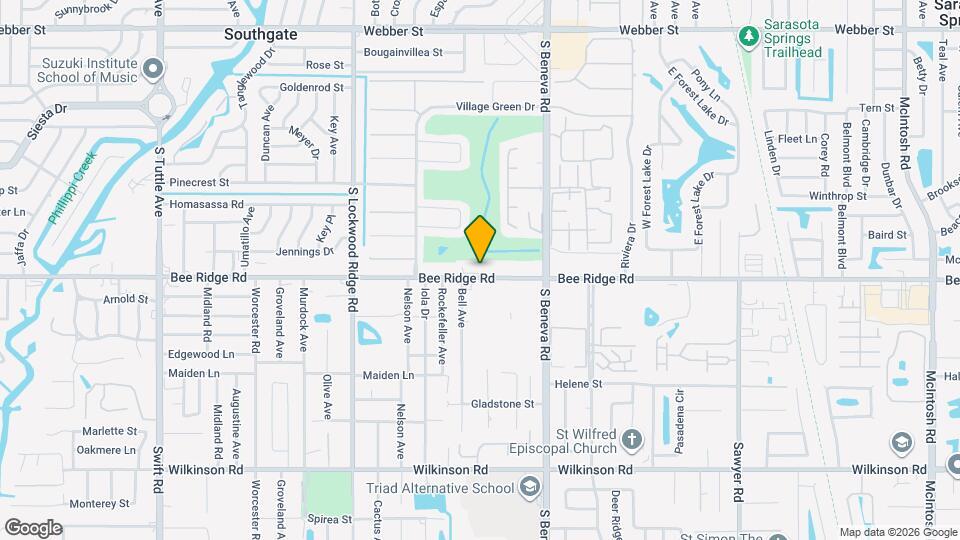 3437 Bee Ridge Rd, Unit Village Green Mapa y Detalles de la Ubicación