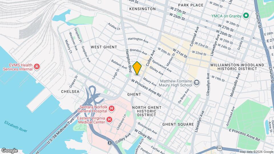 815 Maury Ave, Unit B Map and Location Details