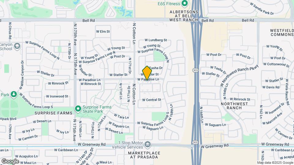 17022 W Rimrock St Map and Location Details