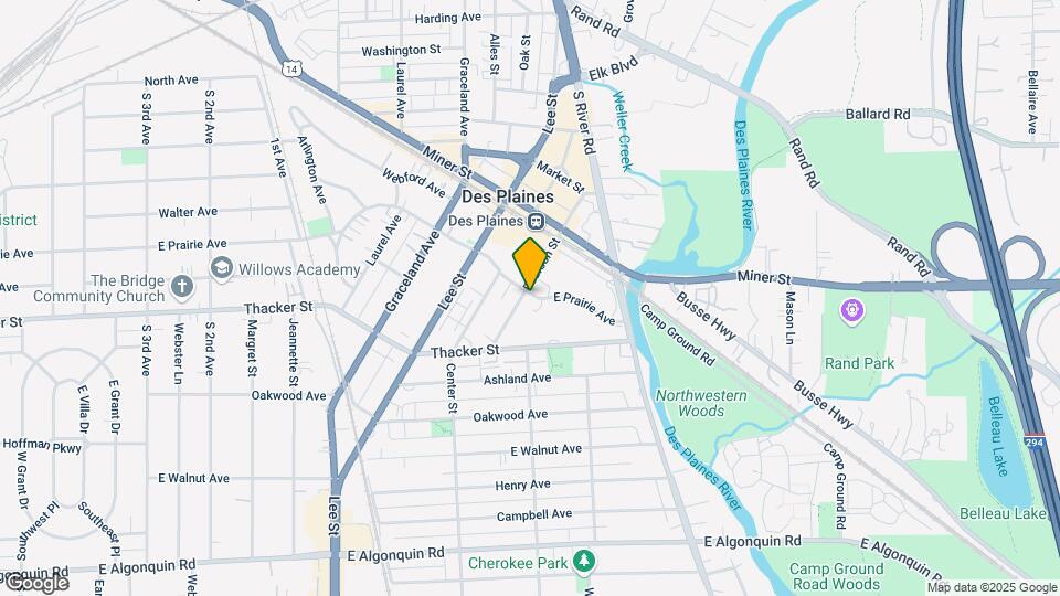 815 Pearson St Map and Location Details