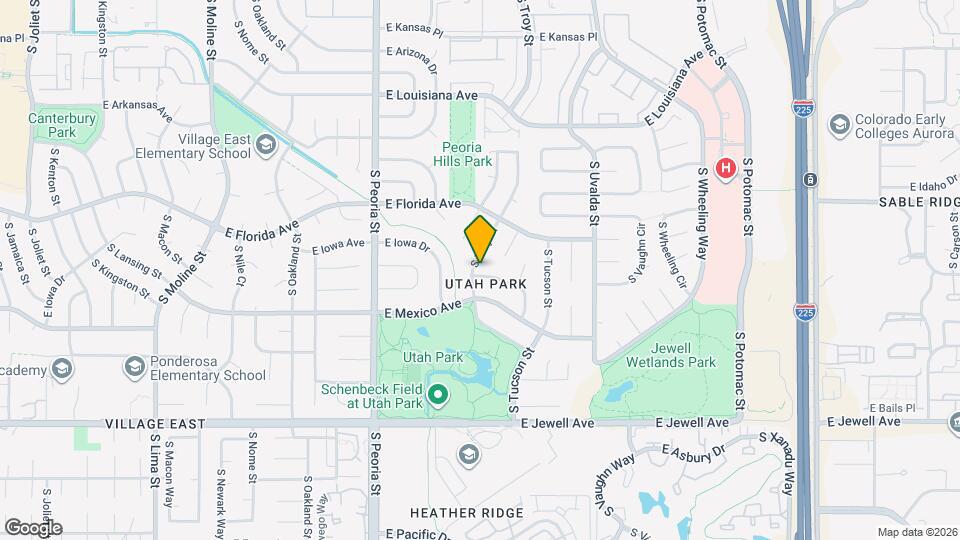 1622 S Troy St Map and Location Details