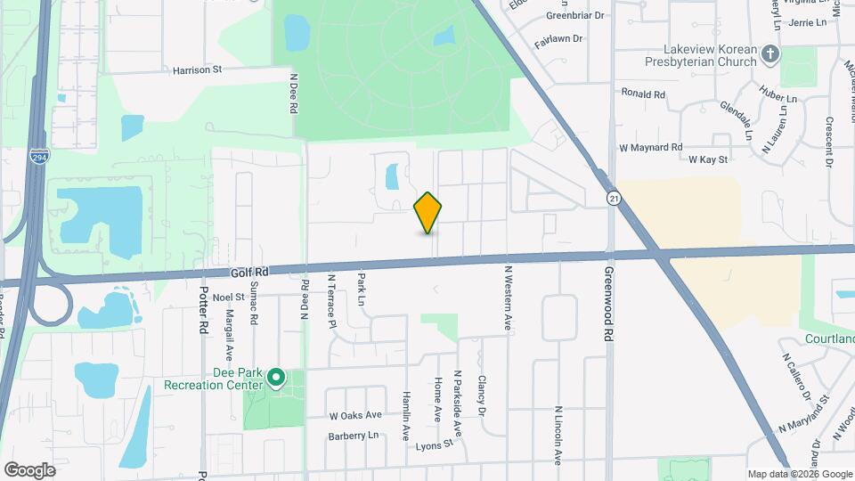 9610 Golf Ter Map and Location Details