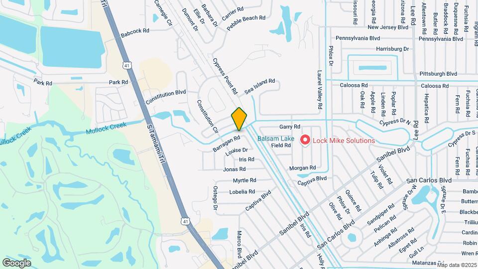 7323 Barragan Rd Map and Location Details