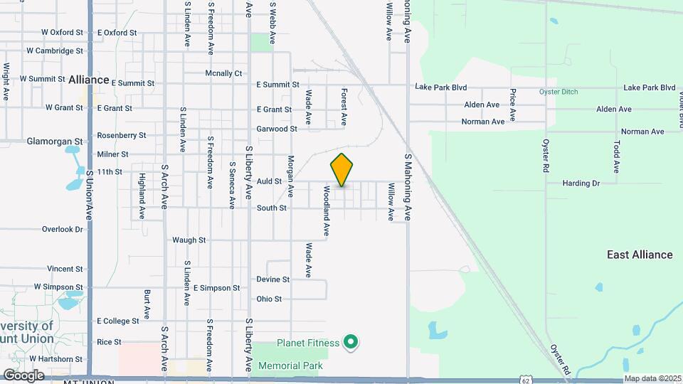 1127 Forest Ave Map and Location Details