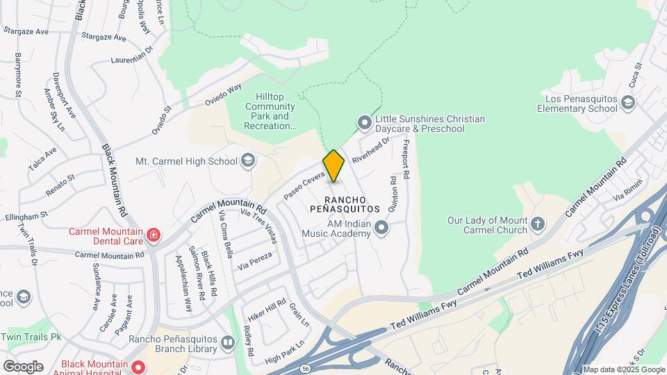 13837 Paseo Cardiel Map and Location Details