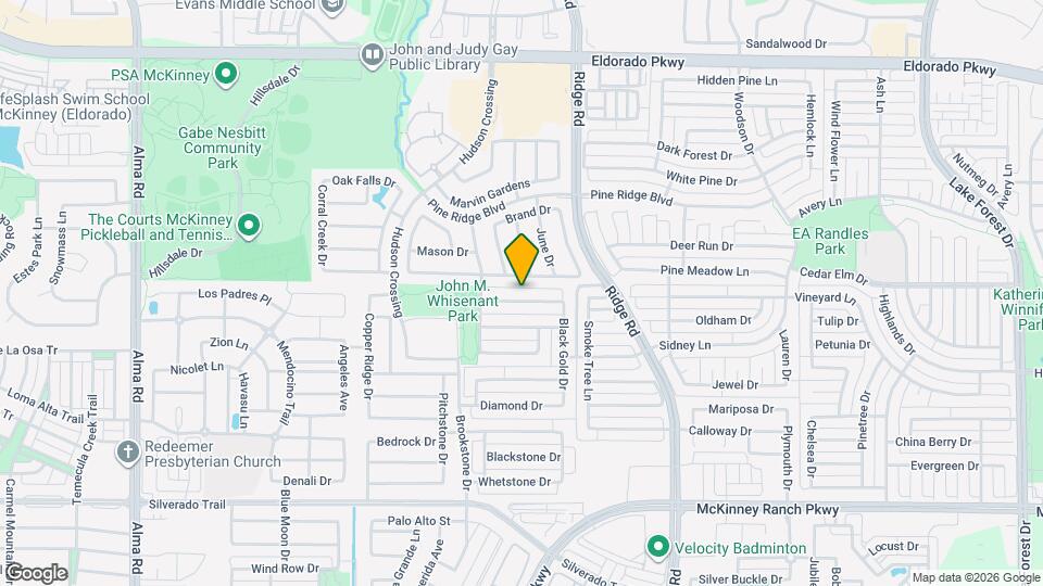 6400 Brownstone Dr Map and Location Details