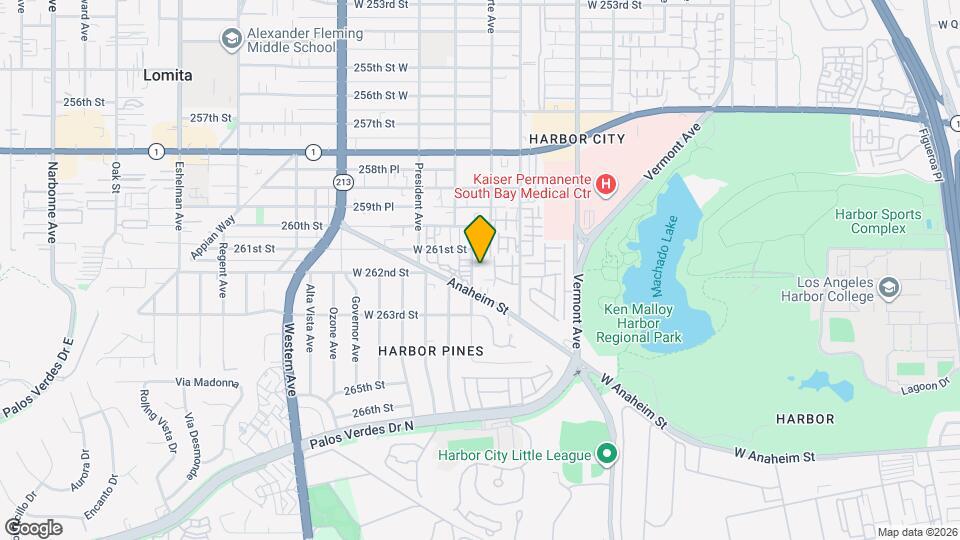 26120 Belle Porte Ave Map and Location Details