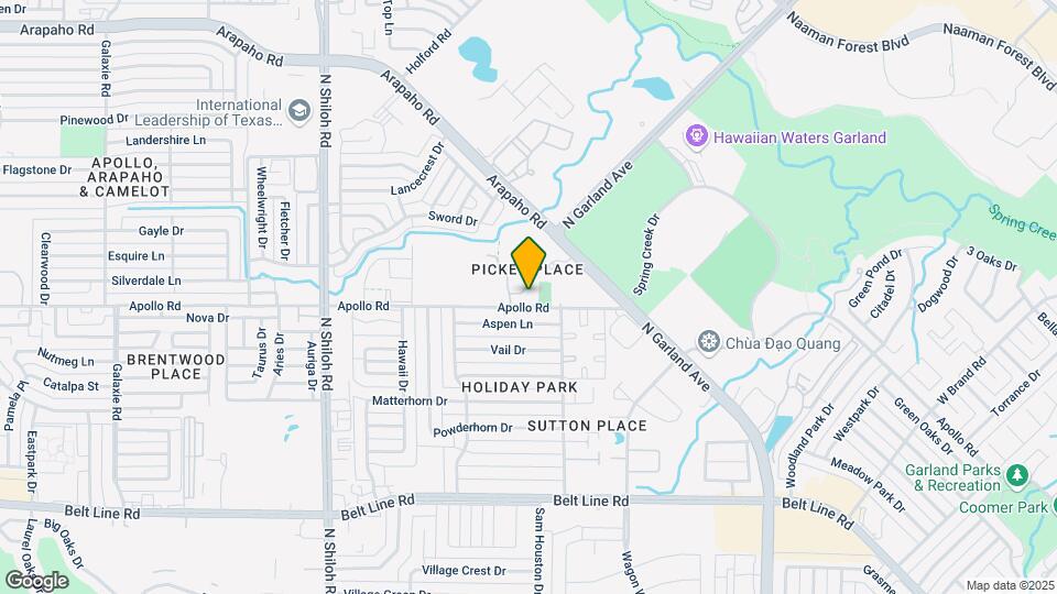 3822 Brandon Park Dr Map and Location Details