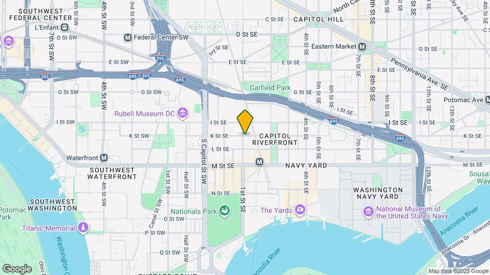 1331 K St SE Map and Location Details