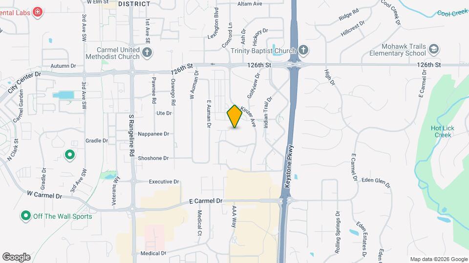 1062 Valentine Ln Map and Location Details