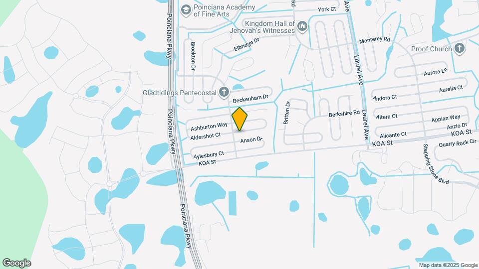 204 Abbotsbury Dr Map and Location Details