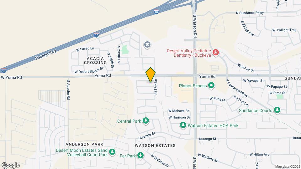23780 W Papago St Map and Location Details