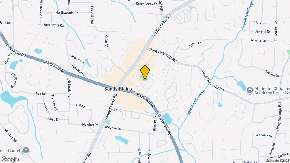 2611 Alcovy Trl NE Mapa y Detalles de la Ubicación