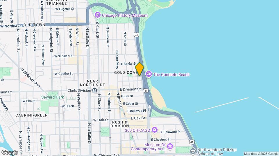 1240 N Lake Shore Dr Map and Location Details