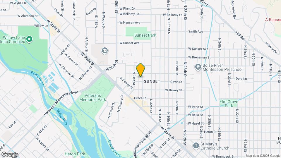 2105 N 33rd St Mapa y Detalles de la Ubicación