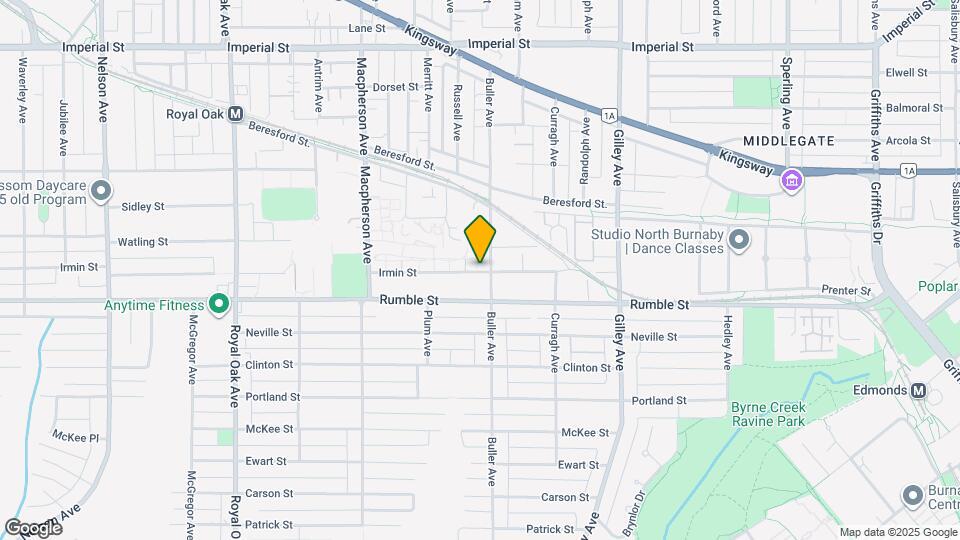 5885 Irmin St Map and Location Details