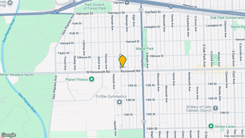 7313-7317 Roosevelt Rd Map and Location Details