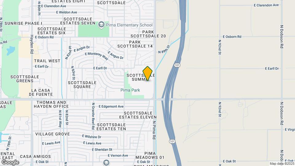 8771 E Pinchot Ave Map and Location Details