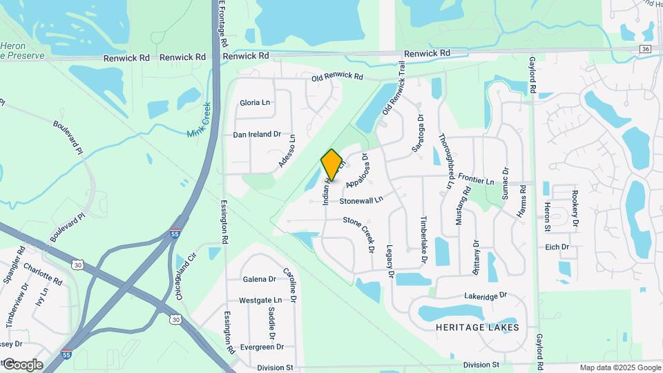 3614 Indian Head Ln Map and Location Details