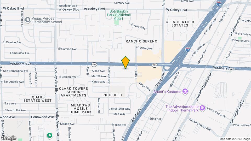 2728 Alcoa Ave Mapa y Detalles de la Ubicación