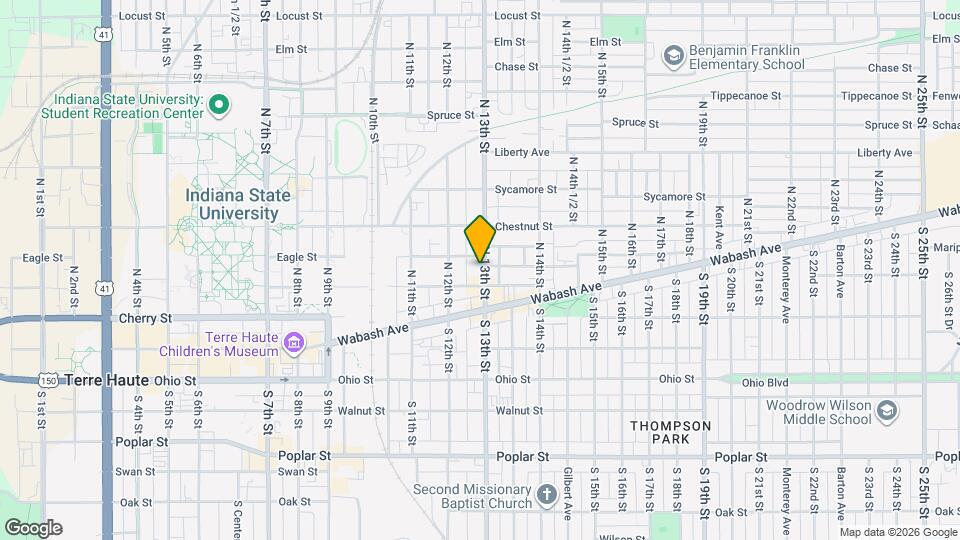 118 N 13th St Map and Location Details