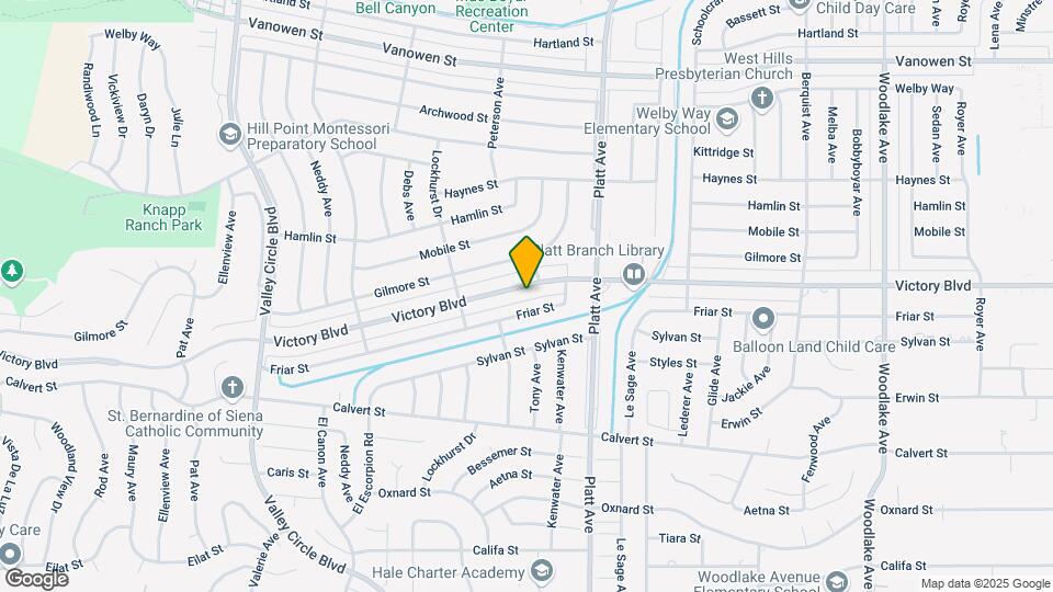 23844 Victory Blvd Map and Location Details