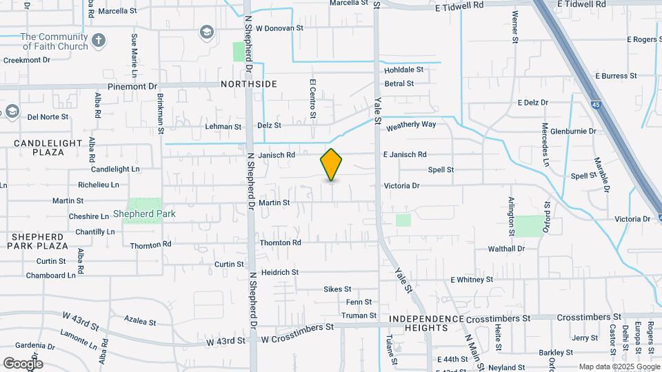 4819 Martin Oaks Ln Map and Location Details