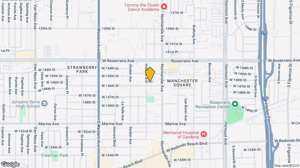 1451 W 146th St, Unit B Map and Location Details