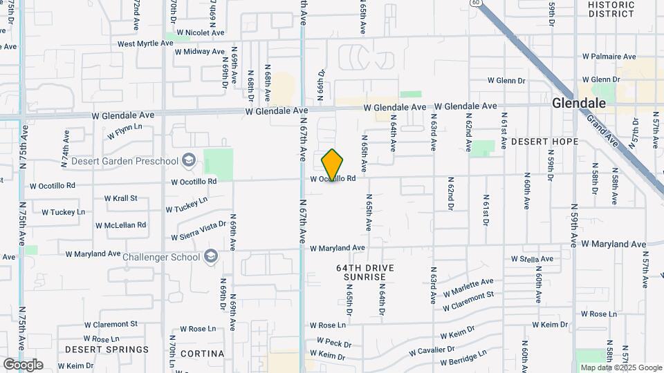6601-6609 W Ocotillo Rd Mapa y Detalles de la Ubicación
