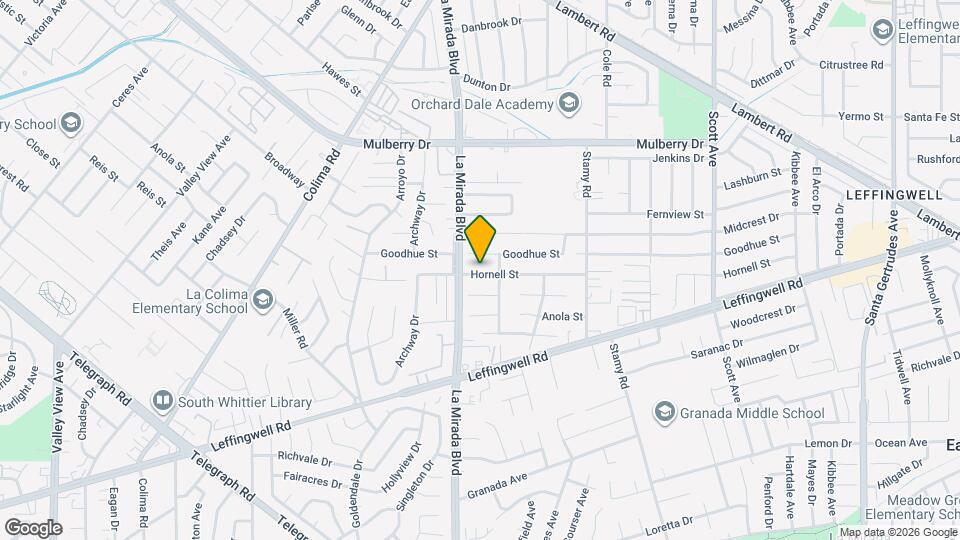 15023 Hornell St Map and Location Details