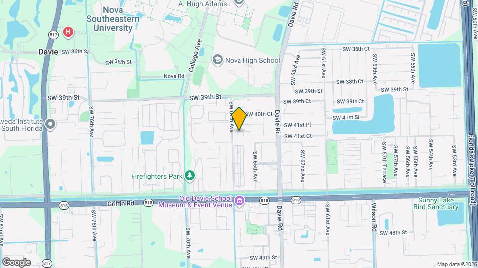 4158 SW 66th Way Map and Location Details