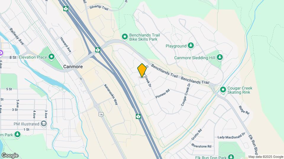 1100 Cougar Creek Dr Map and Location Details