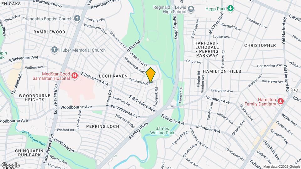 2027 Ramblewood Rd Map and Location Details