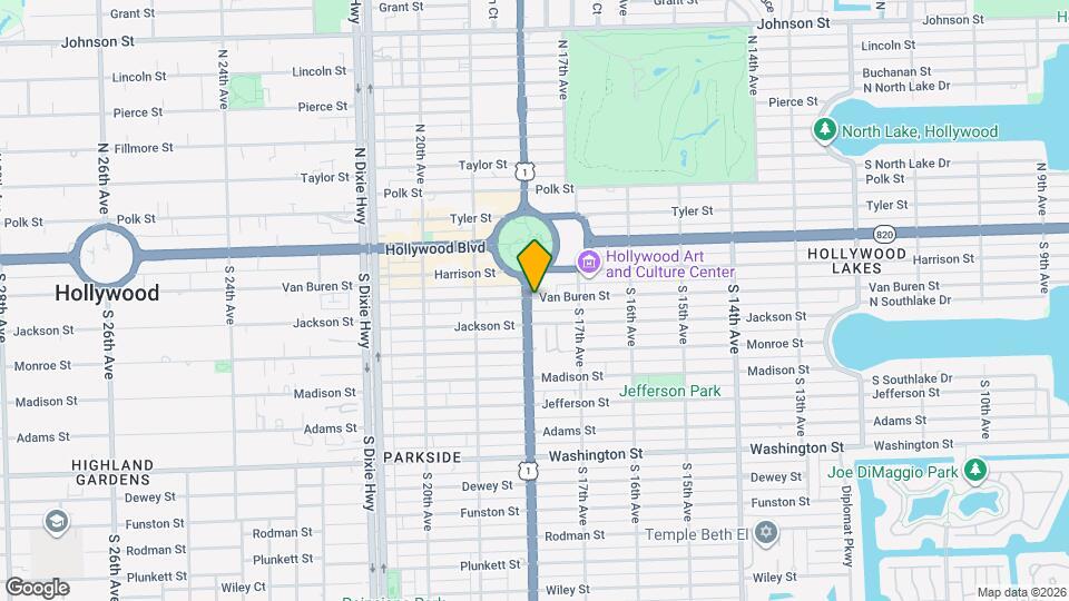 1790 Van Buren St Mapa y Detalles de la Ubicación