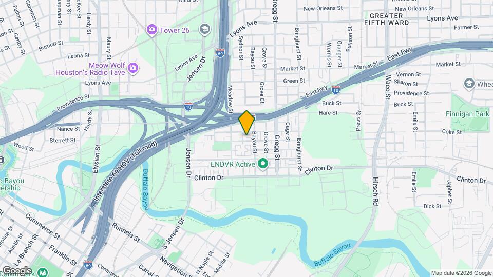 3105 Gillespie St Map and Location Details