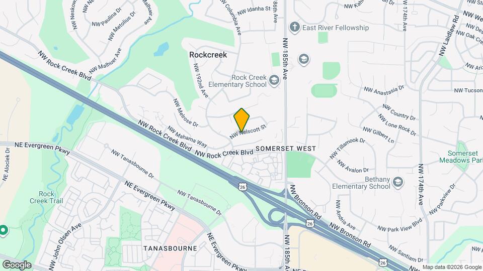 18920 NW Nelscott St Map and Location Details