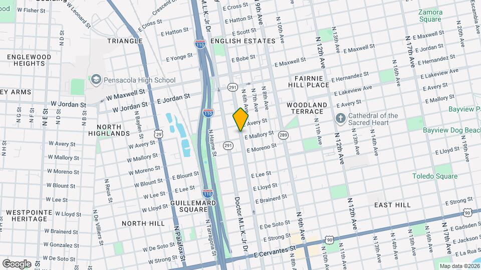 1723 N Davis Hwy Mapa y Detalles de la Ubicación