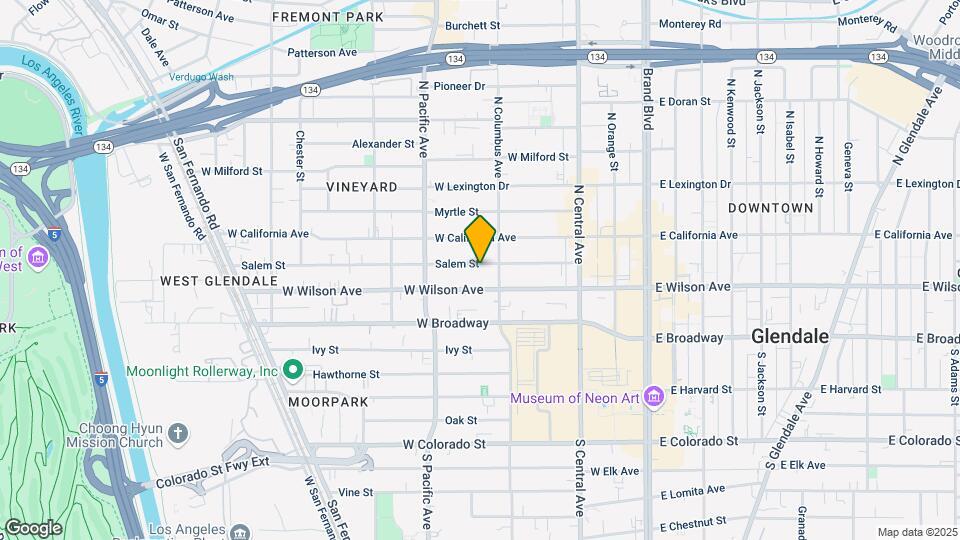 420 W Salem Ave Mapa y Detalles de la Ubicación