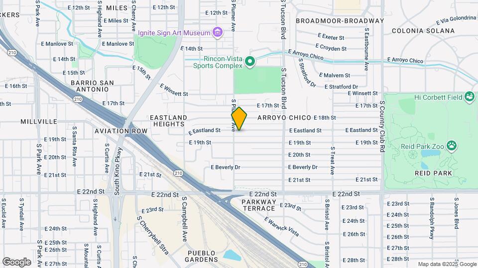 2214 E Eastland St Map and Location Details