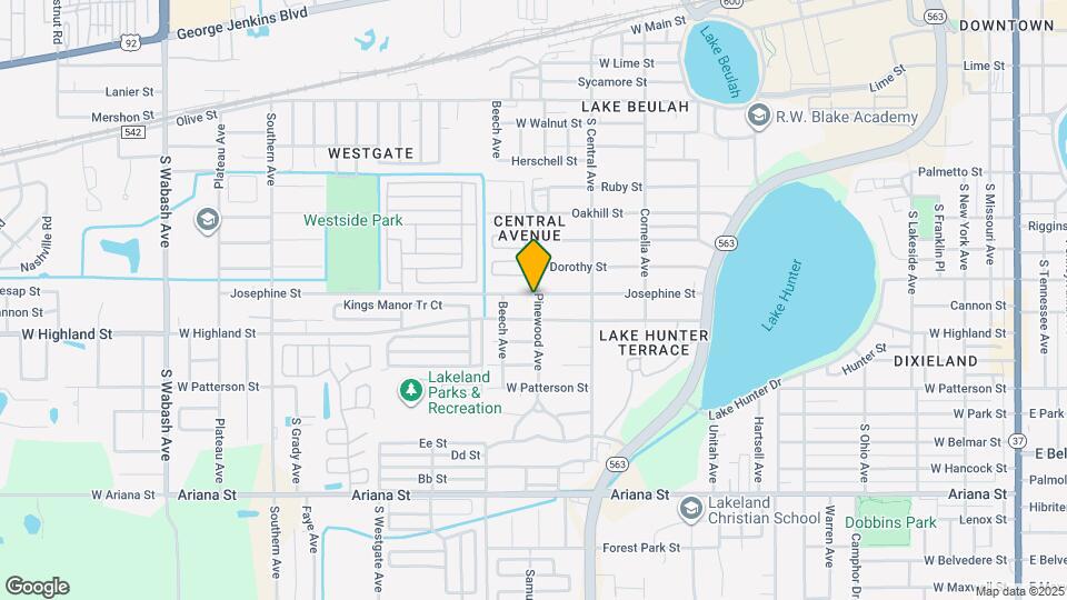 1302 Josephine St Map and Location Details